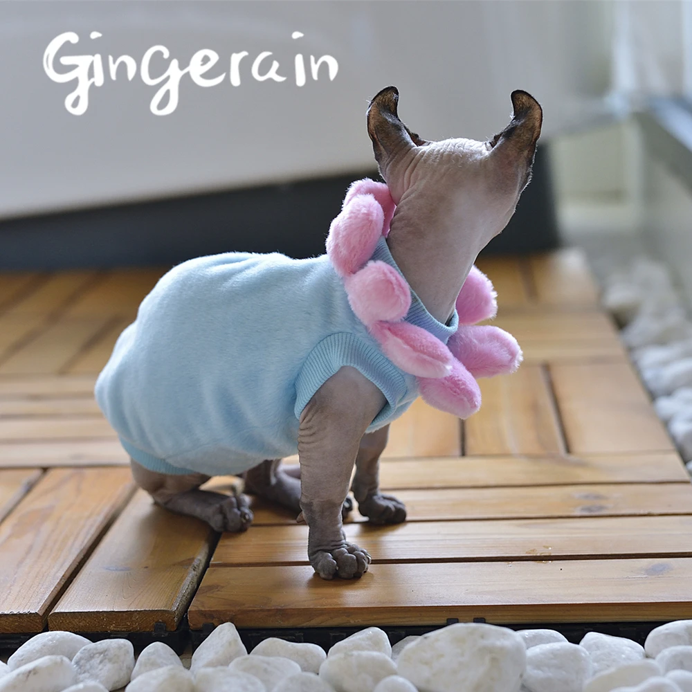 Gingerain Милая кошка Одежда для питомцев кошек модная куртка домашних животных