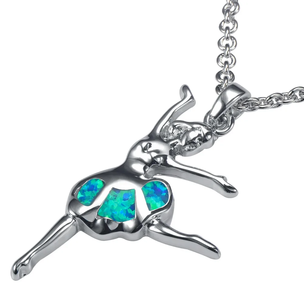 

Blue Fire Opal 925 Sterling Silver Pendant P255