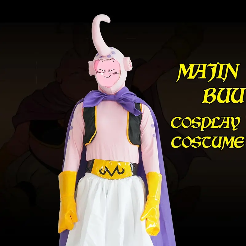 Молочный путь аниме Dragon Ball Косплей Костюм Majin Buu Boo для Хэллоуина Карнавал