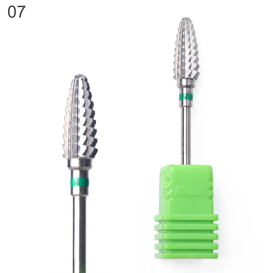 1pcs Cutter For Manicure Tungsten Carbide Burrs Nail Drill Bits Milling Machine Electric Rotary Nail Drill Accessories JI1014 - Цвет: 07