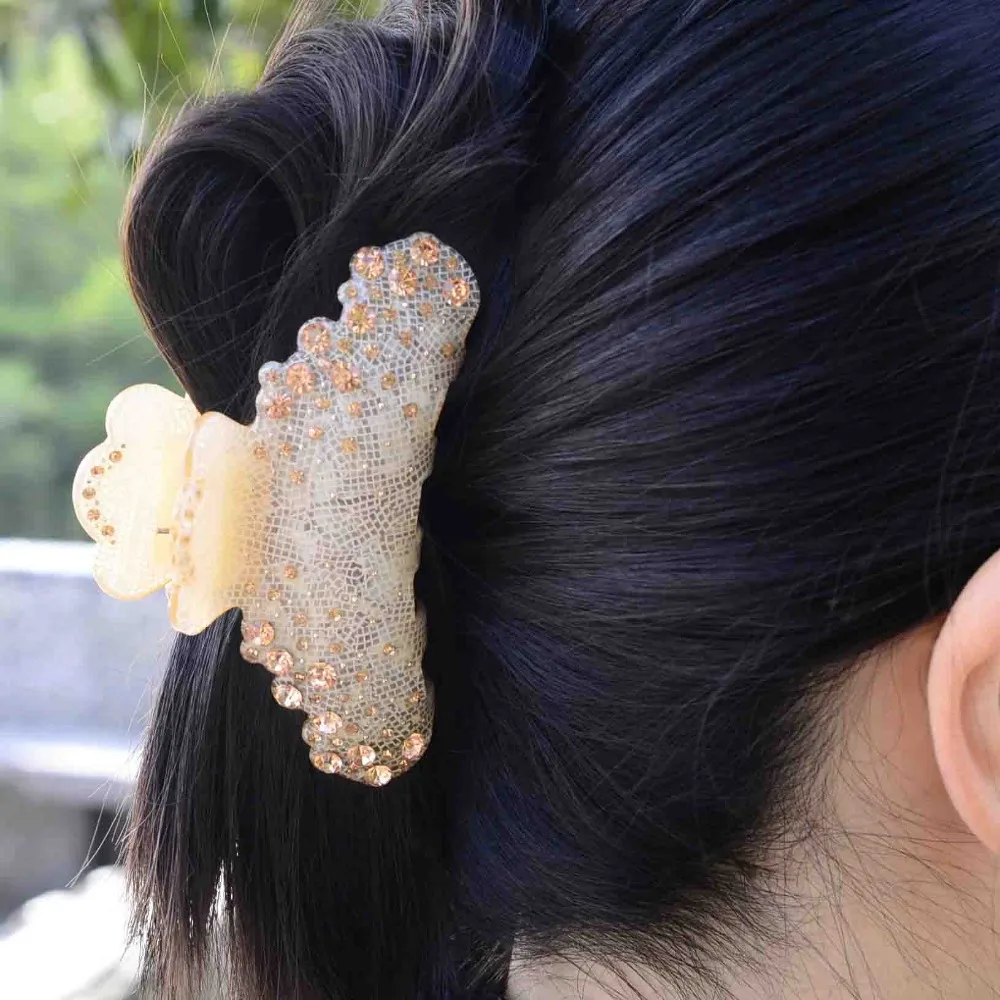9cm hot saleHeaddress and hairwear crystal Rhinestone Hair clip hair Claw pin Clamp high end Accessories female gifts | Украшения и