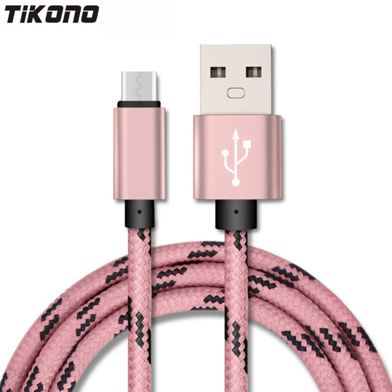 Кабель зарядного устройства микро-usb плетеный сверхмощный Micro USB кабель для