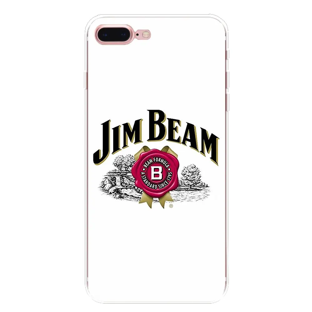 Крышка питьевой Jim Beam винный art плакат для iPhone XS Max XR X 4 4S 5 5S 5C SE 6 S 7 8 плюс samsung Galaxy J1 J3