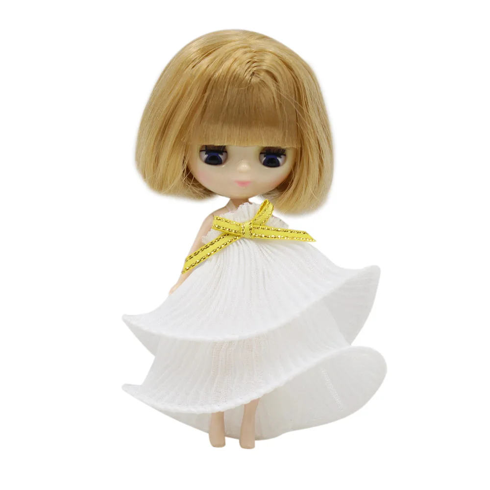 Мини blyth кукла новый милый коричневый Дикий Короткие волосы diy Высокое качество