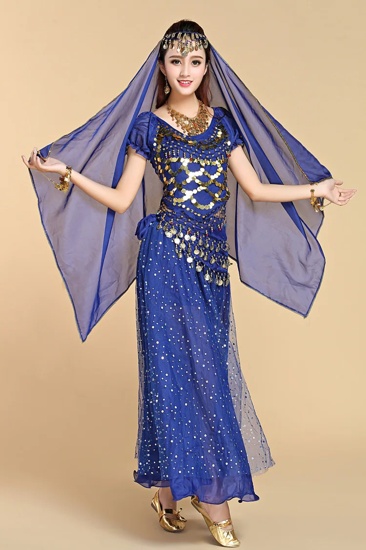 Костюм для танца живота взрослых 4 предмета/комплект | Тематическая одежда и