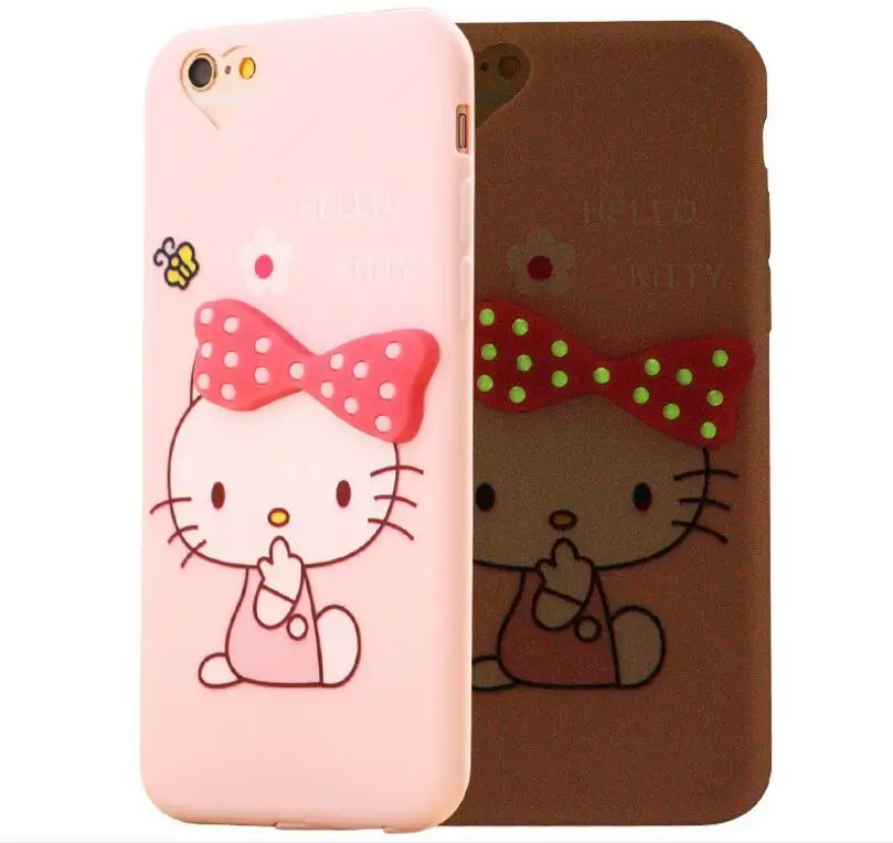 Clearance Noctilucent Phone Case For Iphone 7 8 6 6s Plus 5 5S SE Soft 3D Cover Lovely Cartoon Cases Shell Couqe |