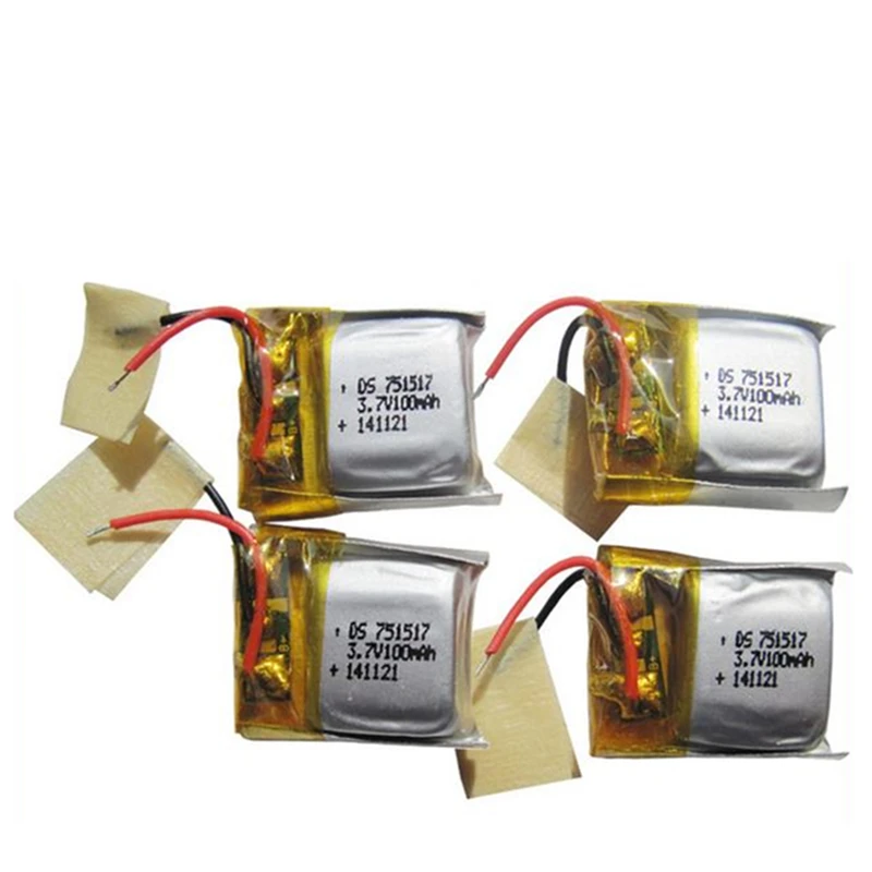 

3.7v 100mAh Lipo Bttery For Cheerson Cx10 Cx-10W Cx10a Lipo Batteries Accessories for Mini Quadcopter Helicopter Drone