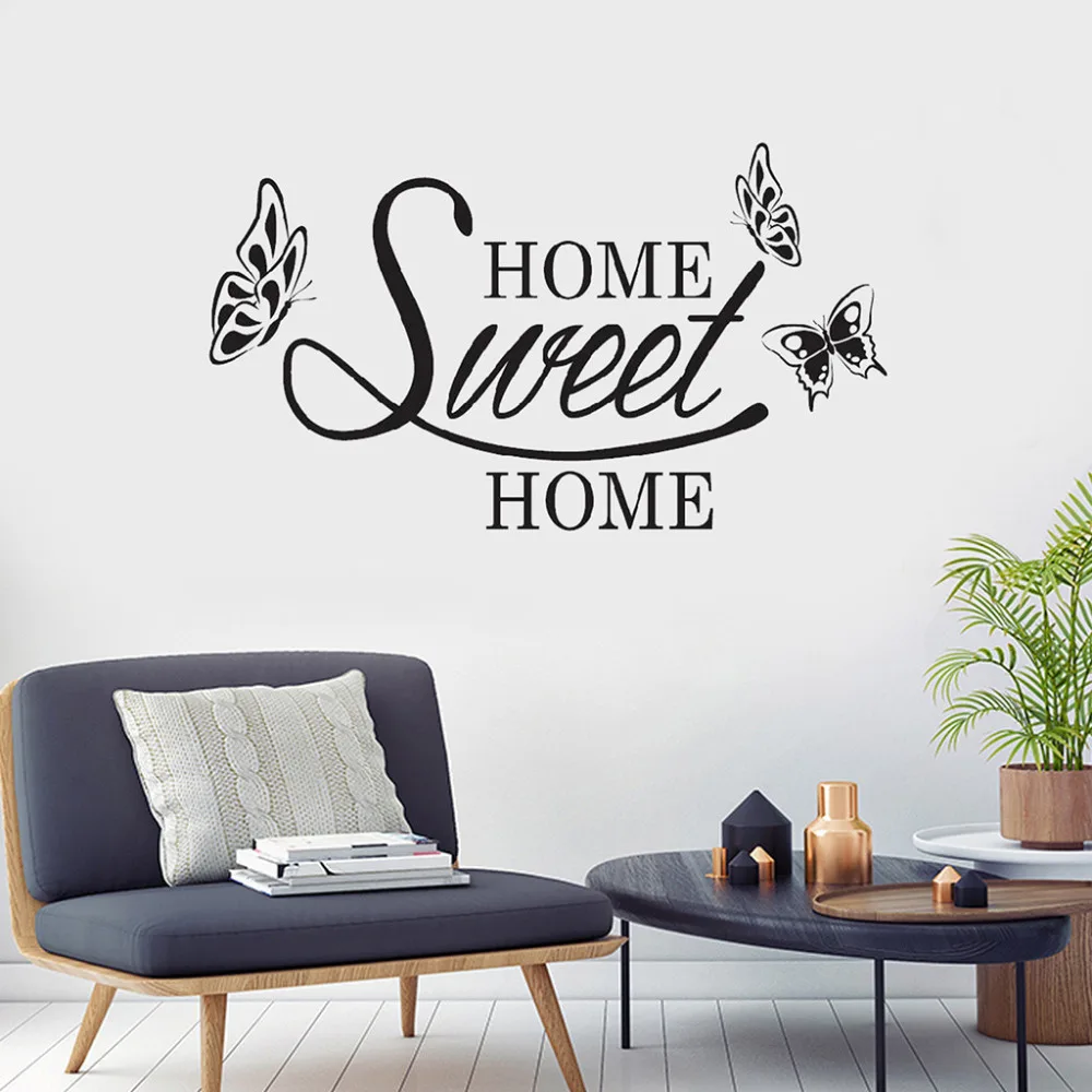 Sweet home love wall art stickers bedroom decoration diy family applique mural poster vinyl paper *C | Дом и сад