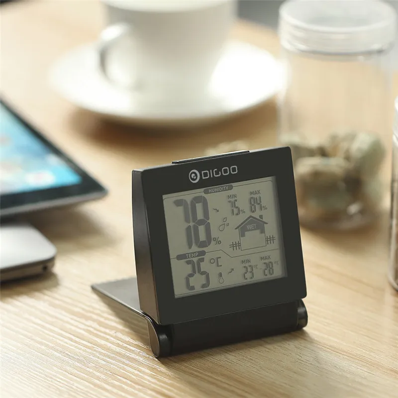 Digoo DG TH1117 домашний удобный складной мини цифровой Комнатный гигрометр датчик