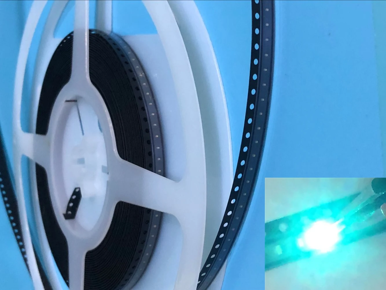 500 шт. 1005 0402 Ice Blue 0 01 Вт супер ультра яркие красные/зеленые/светодиодный индикатор