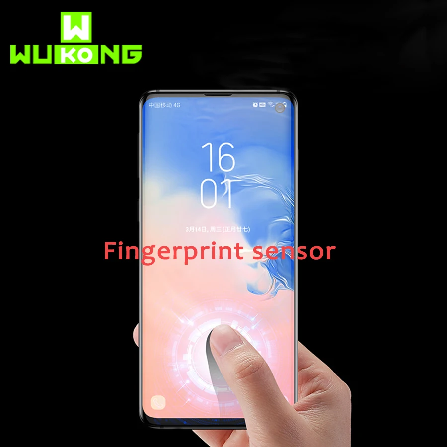 УФ протектор экрана с полной проклейкой для Samsung S10 S10e закаленное стекло полным