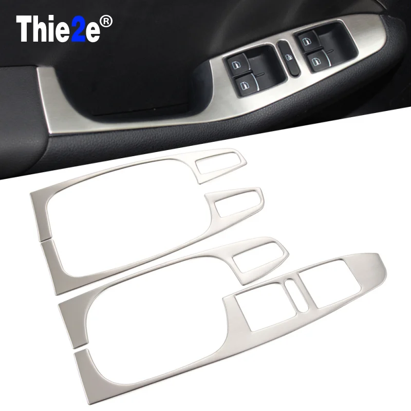 Чехол для Volkswagen vw Jetta MK6 2012 2015 отделка подлокотника из нержавеющей стали
