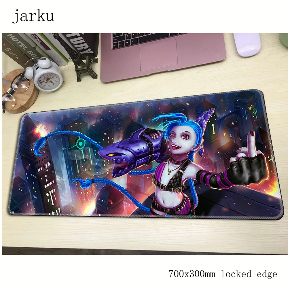 Коврик для мыши jinx computador gamer mause pad 700x300X2MM padmouse большой высококачественный Для Мыши