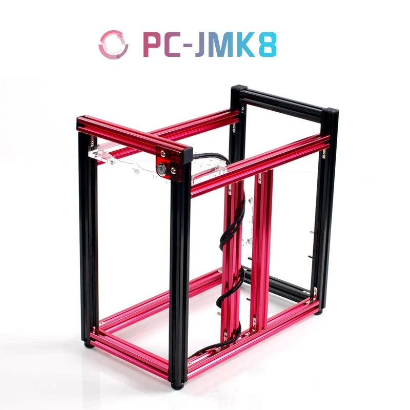 QDIY новый продукт ATX/ Micro ATX алюминиевые строительные блоки DIY вертикальные корпуса