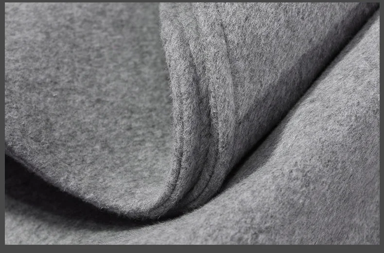 Женская зимняя накидка с воротником летучая мышь на одной пуговице|coat gray|cape coatcloak