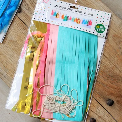 Тканевая Бумажная гирлянда с кисточками баннеры для свадебного украшения