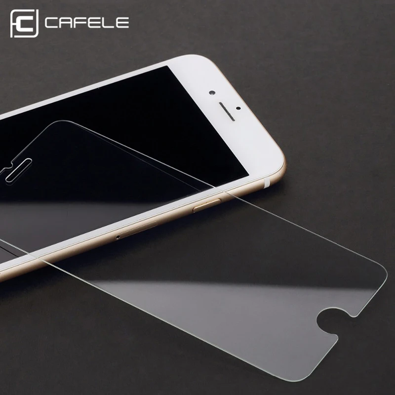 CAFELE HD прозрачная защитная пленка для экрана для iphone 6s 7 8 plus 2.5D закругленные края защитная пленка из закаленного стекла для iphone 8 7 6s Plus