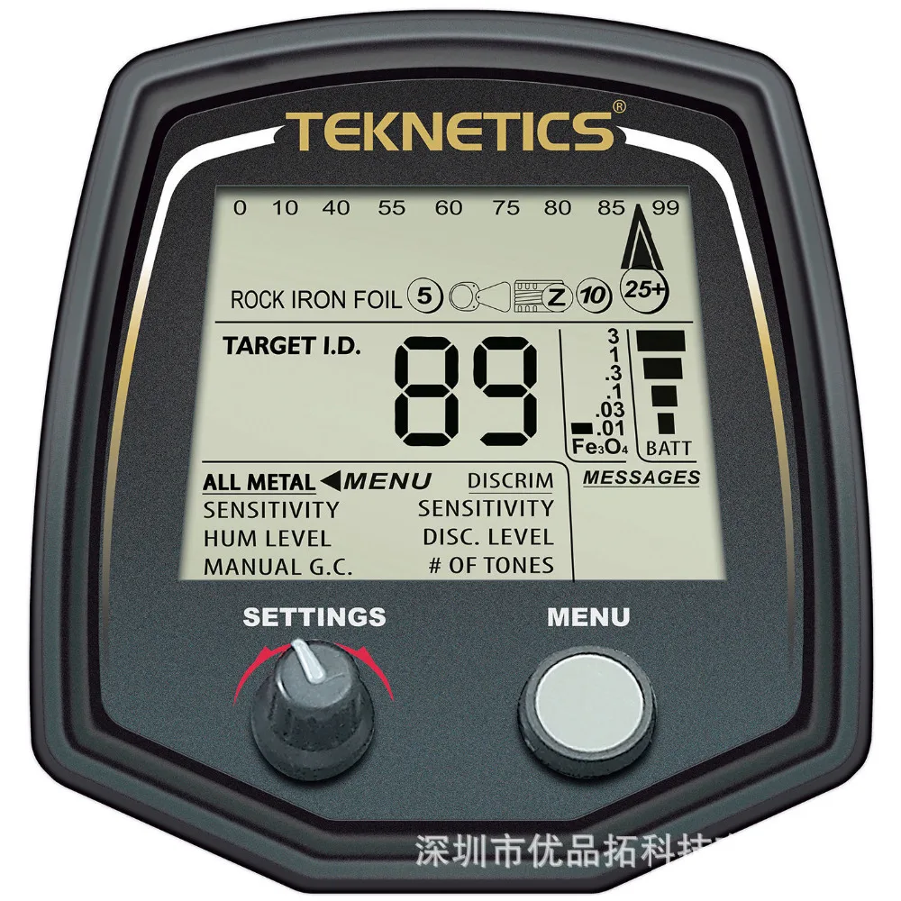 TEKNETICS T2 Gold Silver Treasure Professional Underground Metal Detector Gold Digger Hunter Finder Long Distance Meter Detector