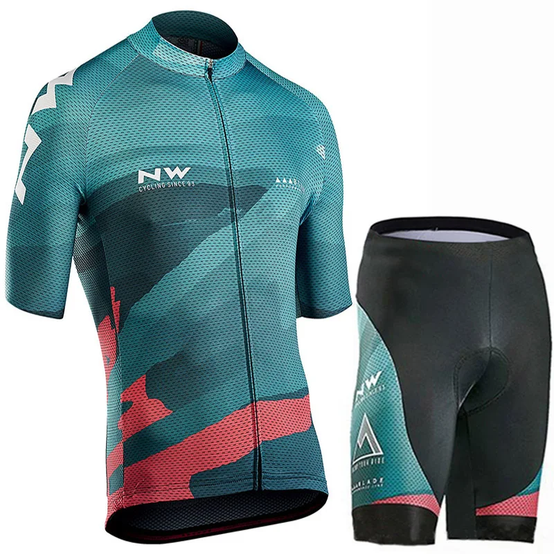 Normal Cycling Set Summer Quick-Dry Cycling Jersey Set MTB Road Bicycle Cycling Clothing Breathable Mountain Bike Clothes Cycling Set - Цвет: Normal Cycling Set