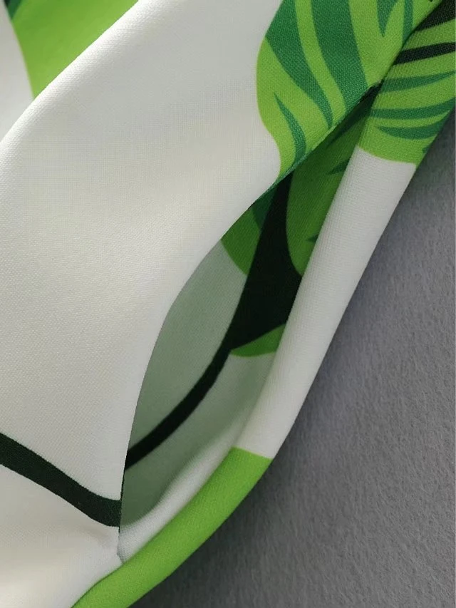 Hot Sale Summer Slim Mini Dresses Women Sleeveless Leaves Printed Elegant Party Dress Fashion Casual Vestidos BG75172-0614 | Женская