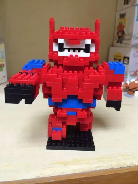 Wholesale2015 Горячие Le le 3in1 Baymax Блоки Мини Сборка Образовательные Игрушки Герой DIY