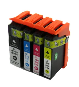 Картридж с 4 чернилами совместимый принтером DELL31 32 33 34 V525w V725w|ink cartridge|compatible ink