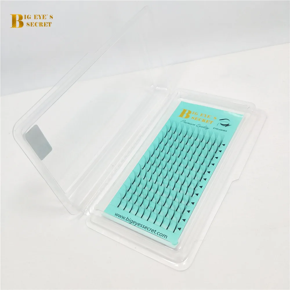

Big Eye's Secret 5D long stem Premade Volume Lash Fans Russian Volume Eyelashes Extension Short Stem Pre made Fans Lash