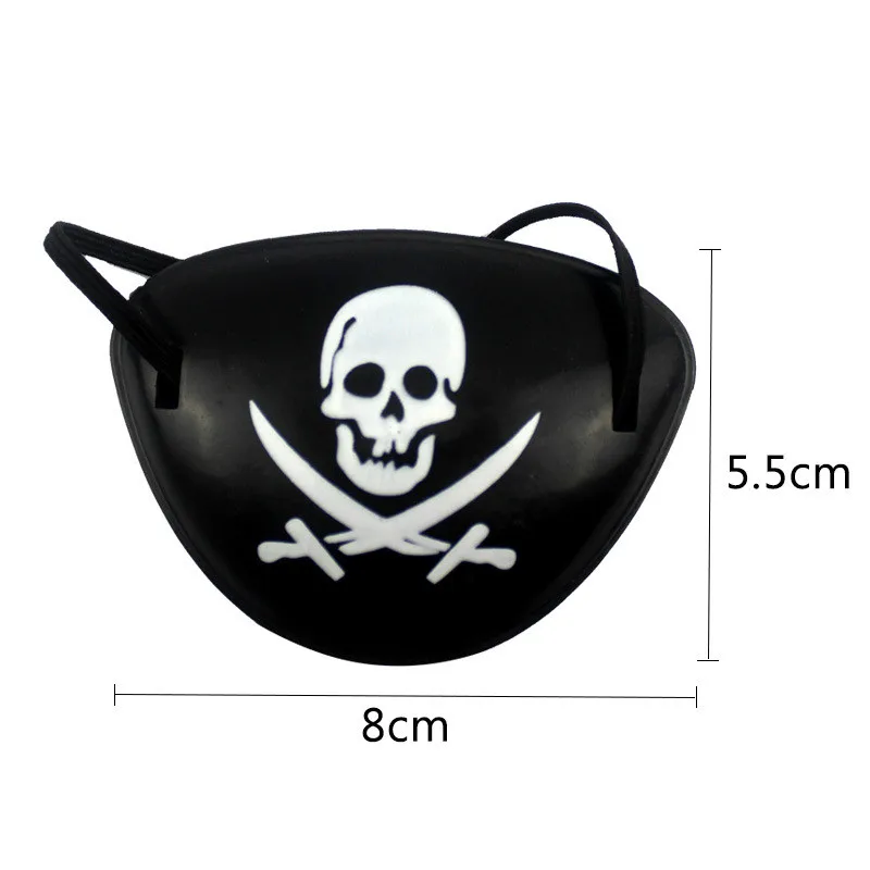 1 2 шт Пиратская повязка на глаз Хэллоуин аксессуары для маскарада Циклоп патч