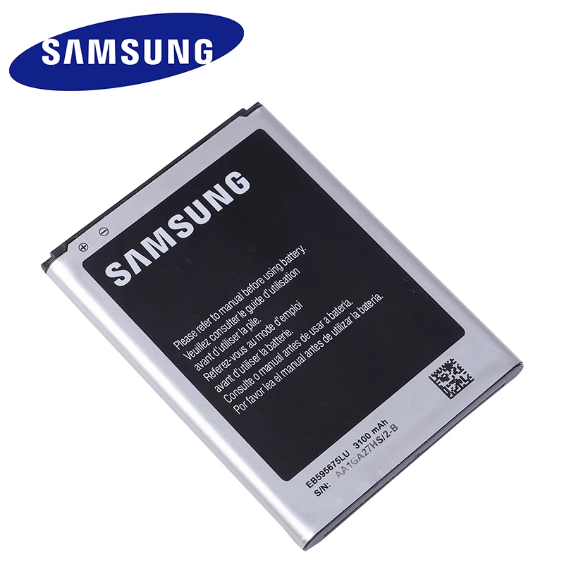 Оригинальный аккумулятор SAMSUNG EB595675LU для Samsung Galaxy Note 2 N7100 N7102 N719 N7108 N7108D NOTE2 3100 мАч |