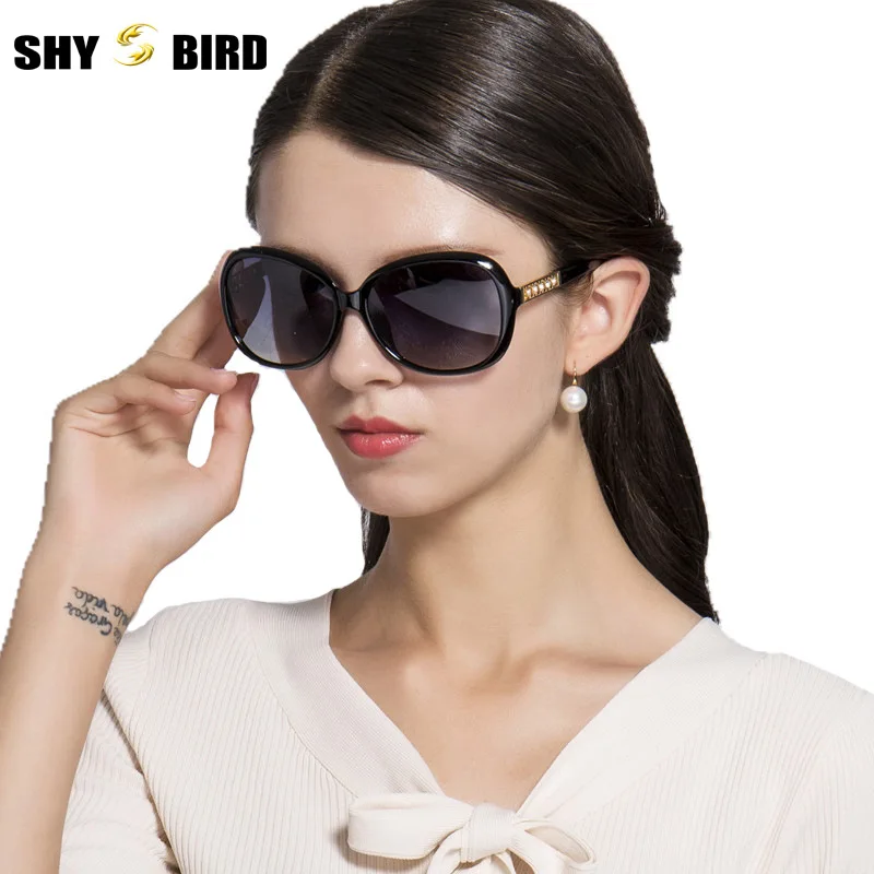 Женские солнцезащитные очки со стразами SHYBIRD классические брендовые