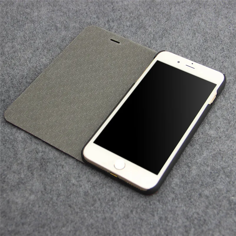 Флип кейс для iPhone 6 Plus чехол 6s plus 5 &quot роскошные ретро кожаные деревянные чехлы