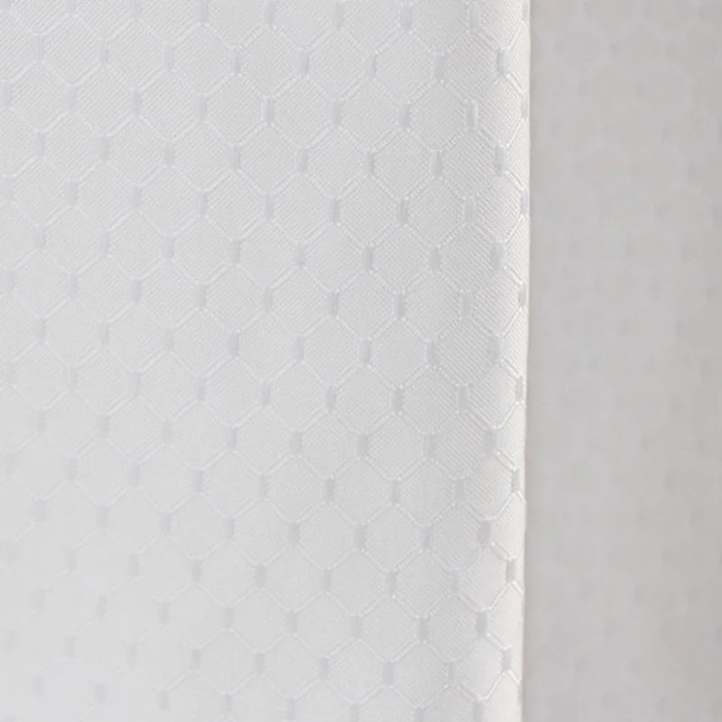 ufriday brand white waffle bathroom shower curtain waterproof thick polyester for hotel home decorative bath curtain bath screen free global shipping
