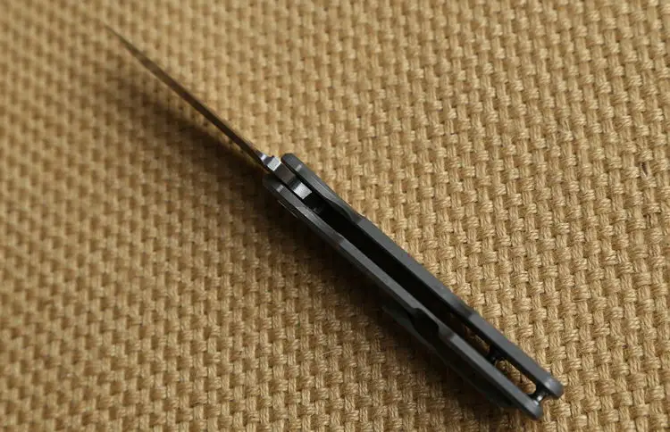 Складной нож DICORIA Rock S35VN тактический Клинок с титановой ручкой и флиппером на