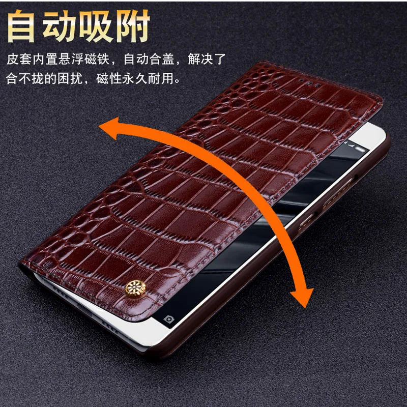 Чехол для Xiaomi mi6 mi 6 деловая откидная сумка телефона чехол из натуральной кожи Xiao Mi