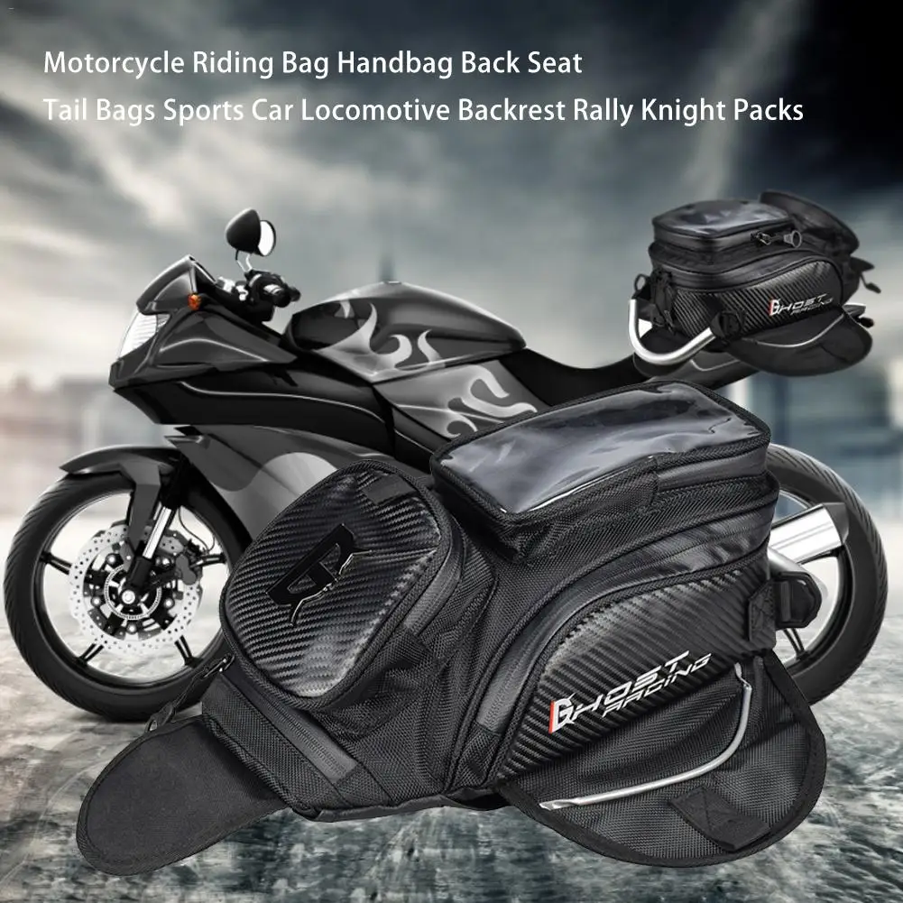 

Waterproof DustproofMotorcycle Riding Bag Handbag Back Seat Tail Bags Sports Car Locomotive Backrest Rally Knight Packs