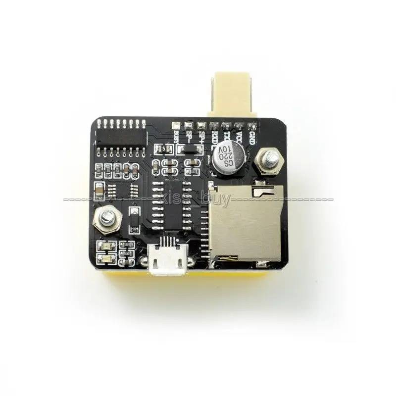 Мини TTL серийный голосовой SD/TF MP3 модуль музыкальный плеер для SCM Raspberry Pi|module
