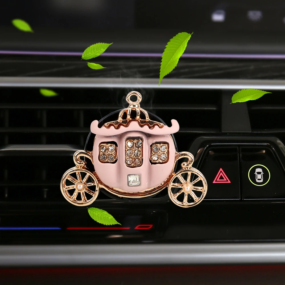 Автомобильный освежитель воздуха LEEPEE, автомобильный Стайлинг, автомобильный ароматизатор, украшение в виде тыквы, автомобильный освежитель воздуха, однотонный