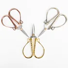 Швейные ножницы в античном стиле, портновские ножницы из нержавеющей стали, бытовые портновские ножницы для рукоделия, резки ткани, 1 шт.