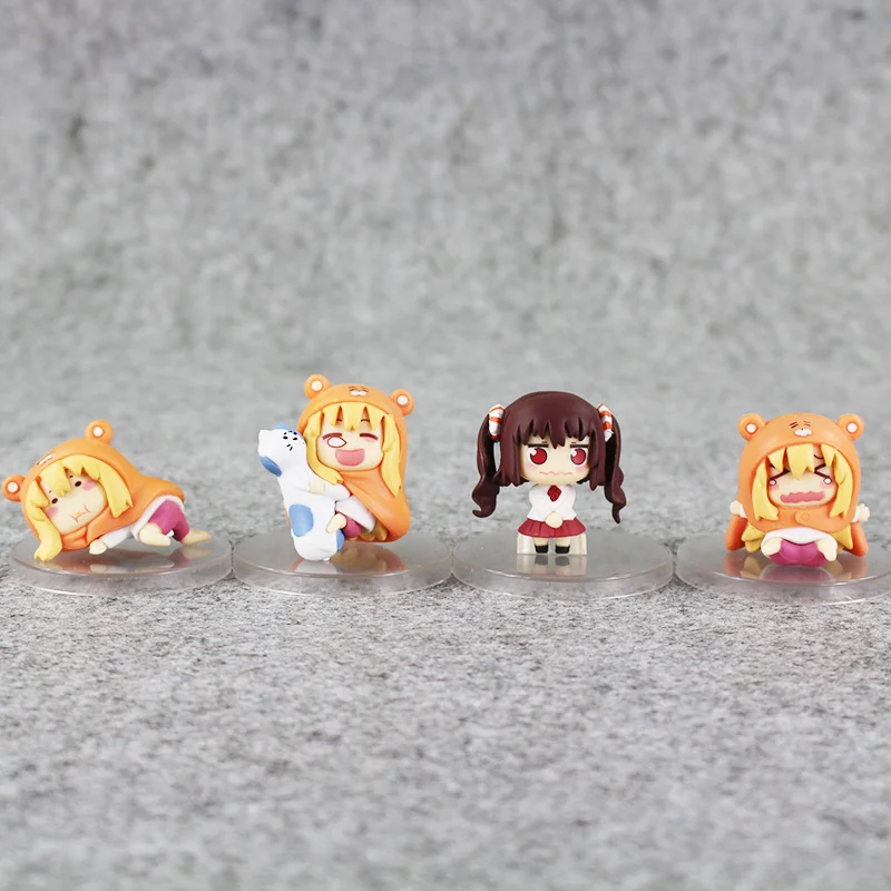 8 шт./лот аниме Sankaku Head Himouto! ПВХ экшн фигурка Умару Чан дома игрушки Коллекционная