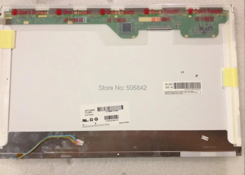 

17.1"laptop LCD screen LP171WX2 TLB1 ,New 1440*900 LP171WX2 TL B1 30PIN