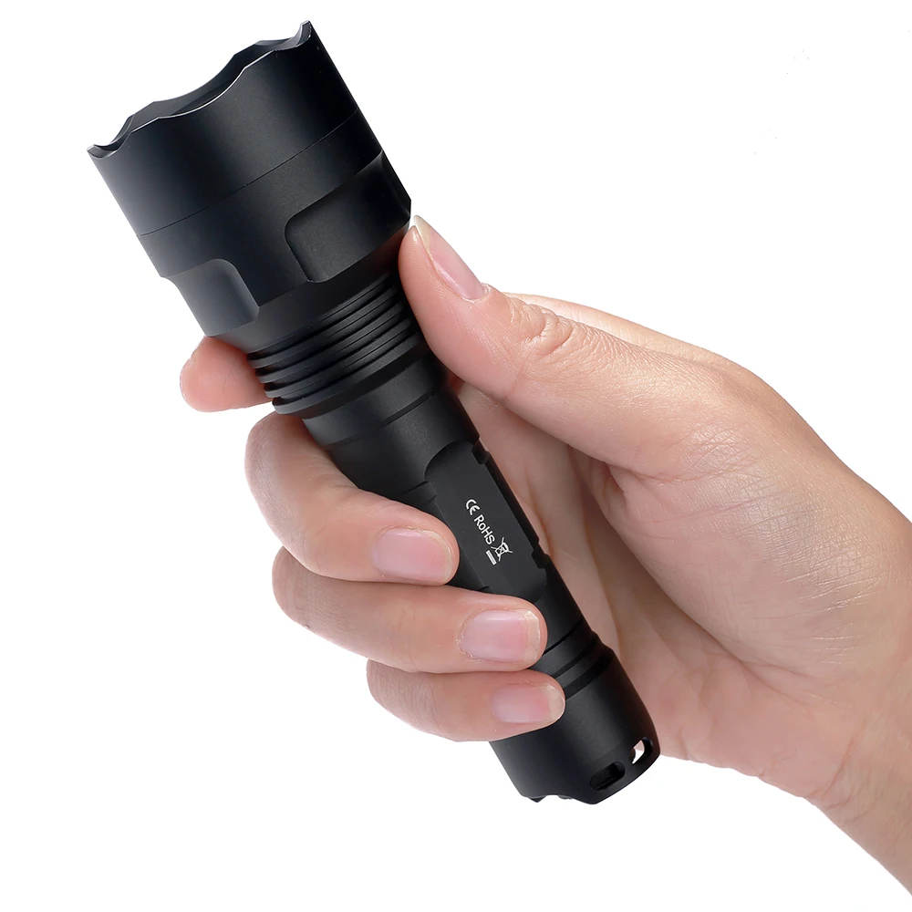 Sofirn C8A комплект высокомощный светодиодный фонарик 18650 Cree XPL2 1750lm ультра яркий портативный тактический фонарь с 2 блоками