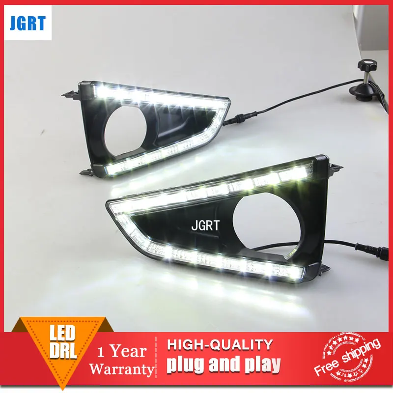 car 2014 styling For Toyota Reiz LED DRL led fog lamps daytime running light High brightness guide | Автомобили и мотоциклы