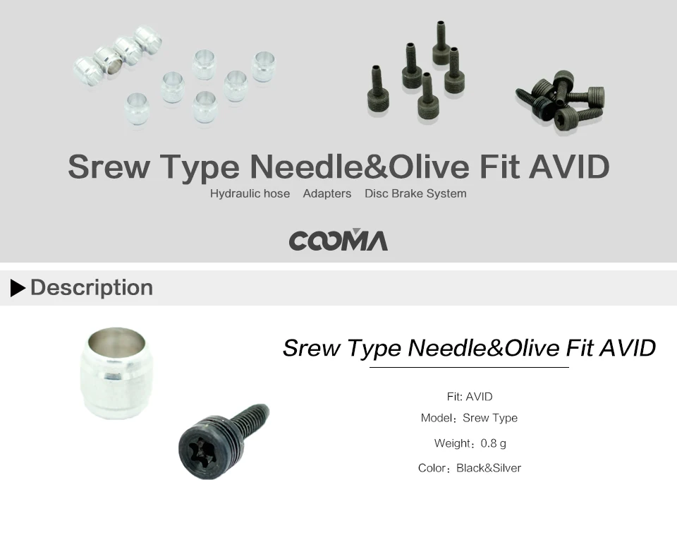 Гидравлический тормозной шланг и Компрессионный фитинг для AVID или SRAM оливковый