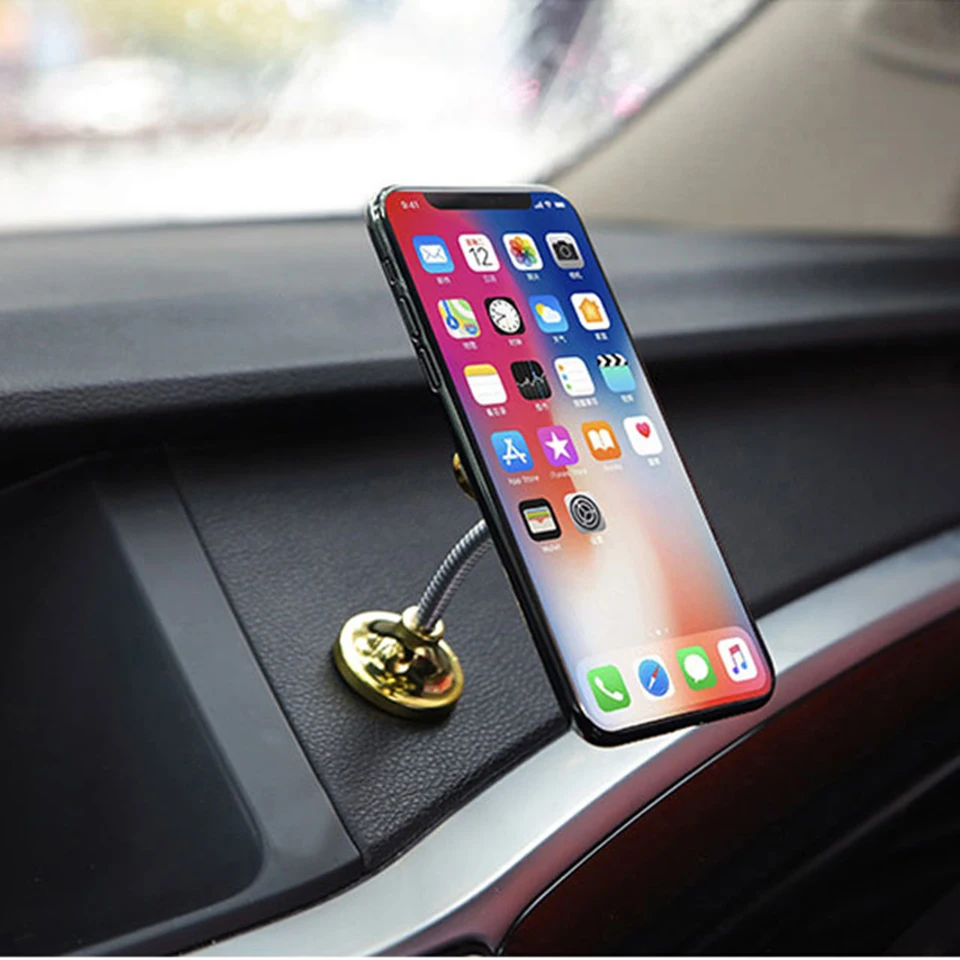 

Universal Mobile Car Phone Holder Stand Cell Sucker Holder 360 Degree Adjustable for iphone 5 6 7 plus Samsung Car Mount