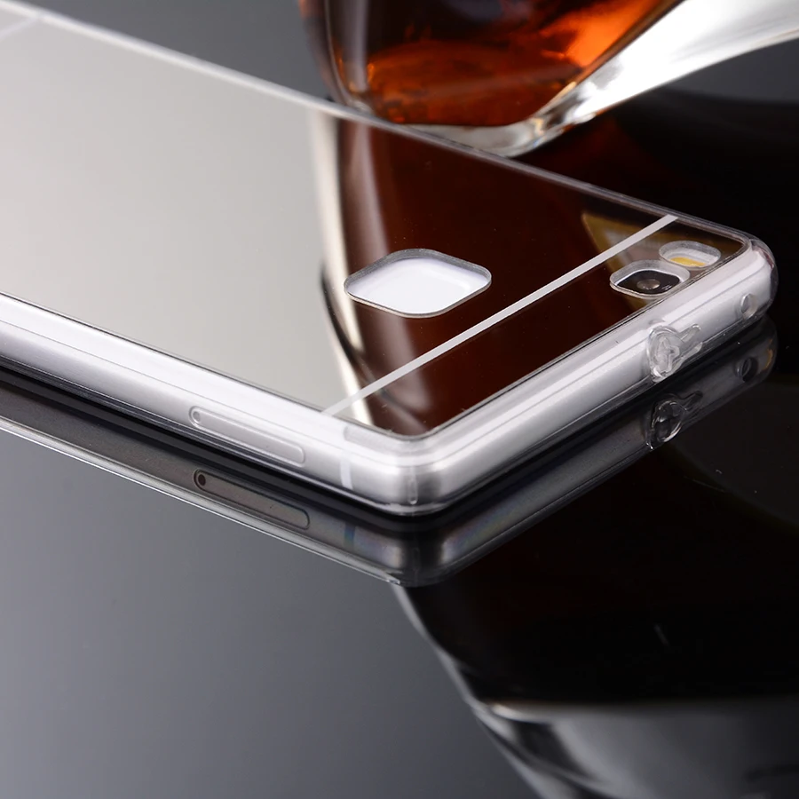 CRIAR зеркало для дома покрытие прозрачный ТПУ Мягкий силиконовый чехол Huawei Honor 7 8 9