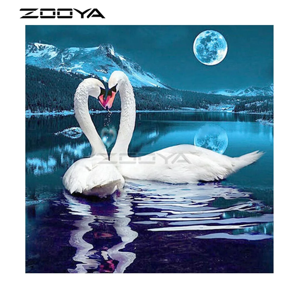 ZOOYA алмаз живопись полный квадратный Алмазная мозаика алмазная Вышивка Животных