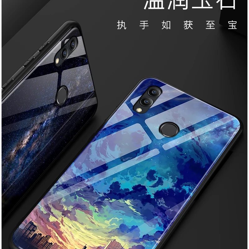 2 шт. чехлы с закаленным стеклом для huawei Honor Note 10 чехол с магнитным кольцом для пальца автомобильный держатель чехол для huawei Honor Note10 оболочка