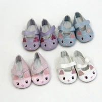 1 pair cartoon mini doll shose 7cm for 43cm born babe dolls shoes for reborn bebe doll shoes 18 inch girl doll cute shoes