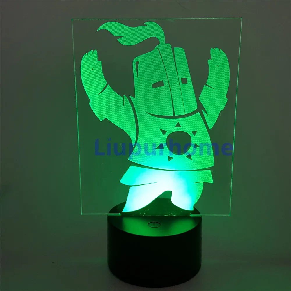 Dark Souls Solarie ночник 3D LED изменяющее освещение Solaire of Astora новинка мультфильм свет