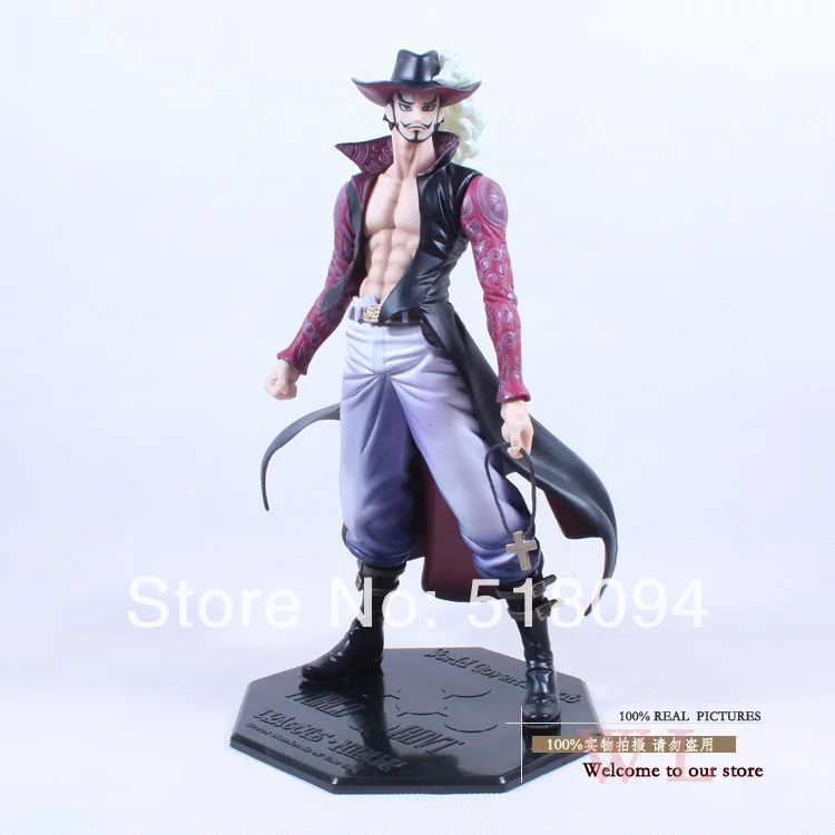Бесплатная доставка аниме одна часть поп Dracule Mihawk пвх фигурку коллекция модель